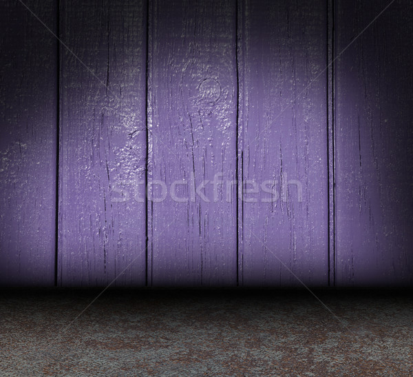 Grunge iç ahşap resim çerçevesi duvar arka plan Stok fotoğraf © sommersby