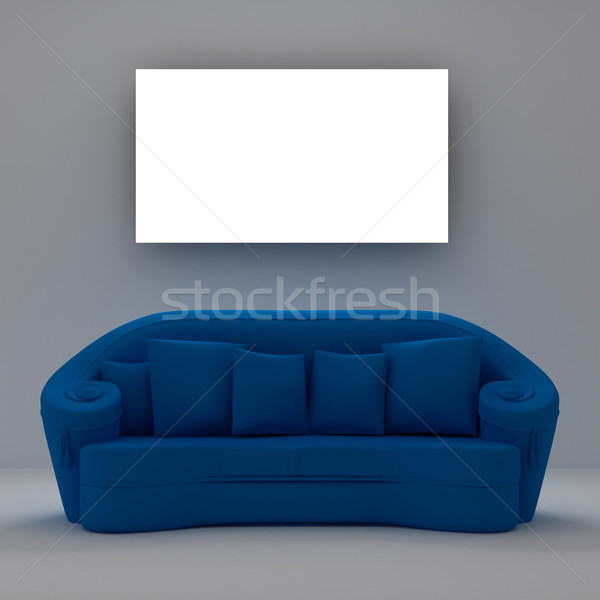 Blue sofa Stock photo © sommersby