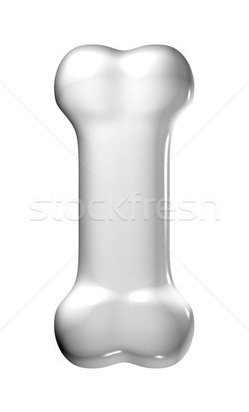 Isolated bone on a white background. Stock photo © sommersby