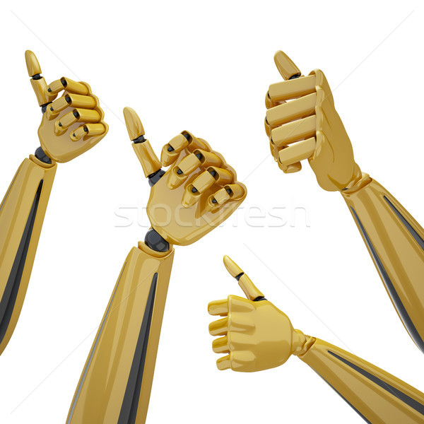 hands with thumb up Stock photo © sommersby