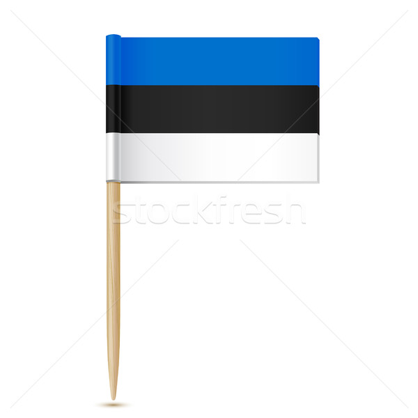 Estonia flag. Flag toothpick 10eps Stock photo © sonia_ai