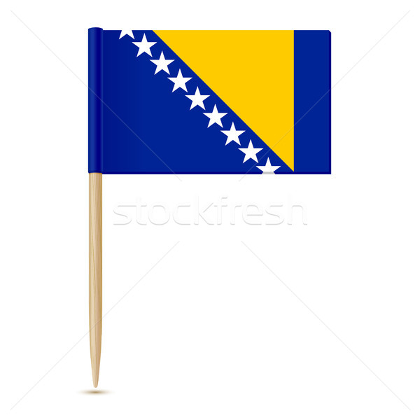 Flag Bosnia and Herzegovina Stock photo © sonia_ai