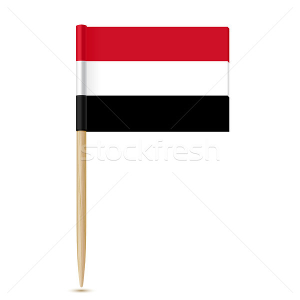 Stock photo: Yemen flag toothpick
