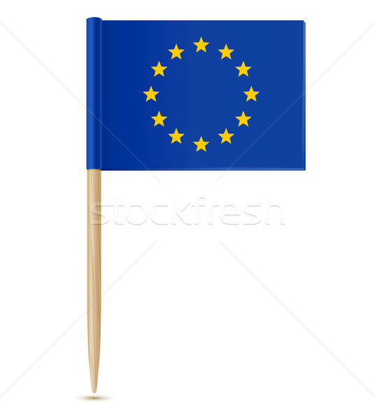 Official flag of european union toothpick Stock photo © sonia_ai