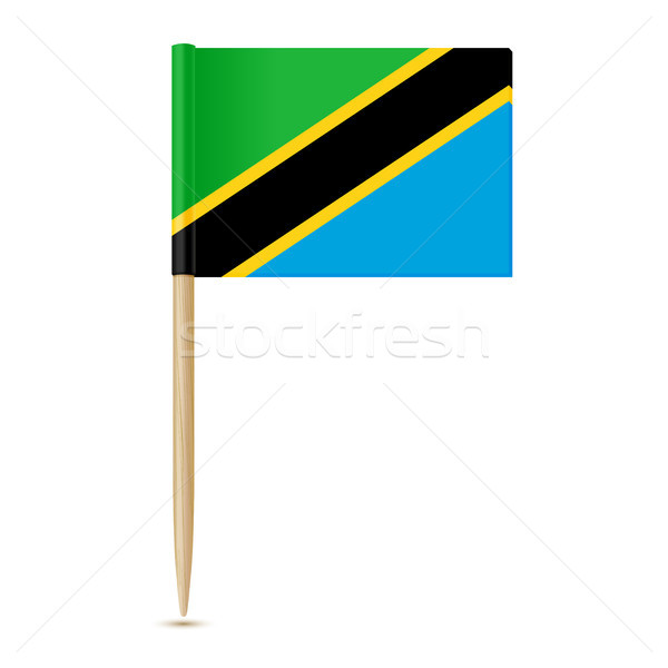 Flag of Tanzania. Flag toothpick Stock photo © sonia_ai