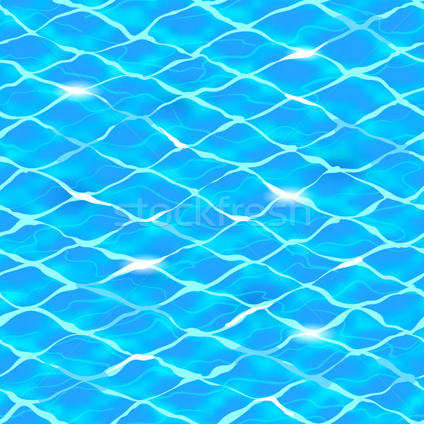 Végtelen minta víztükör vektor tenger hullám hullám Stock fotó © Sonya_illustrations