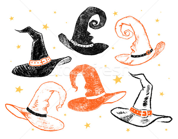 Witch hats. Stock photo © Sonya_illustrations
