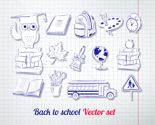 Back to school Stock photo © Sonya_illustrations