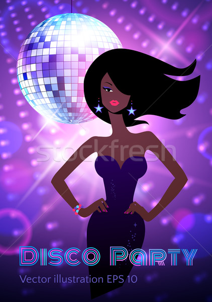 Disco party flyer. Stock photo © Sonya_illustrations