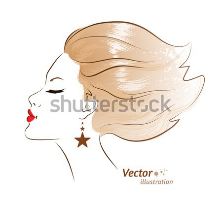 Disco girl.  Stock photo © Sonya_illustrations