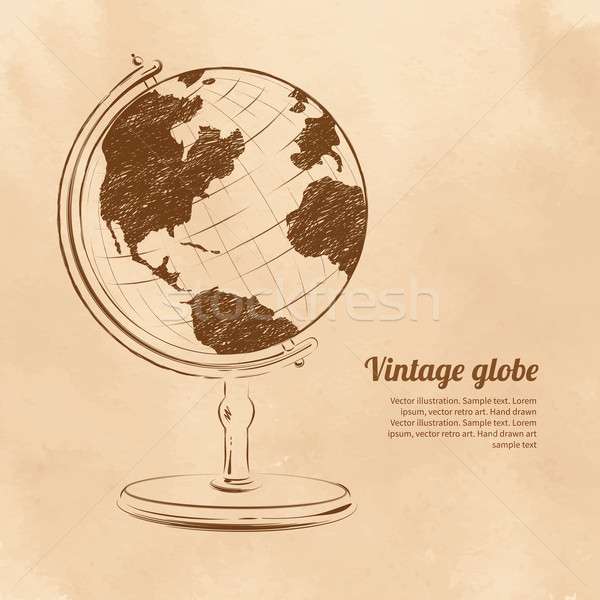 Globe. Stock photo © Sonya_illustrations