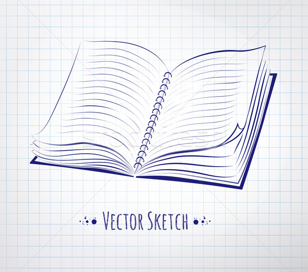 School notebook. Stock photo © Sonya_illustrations