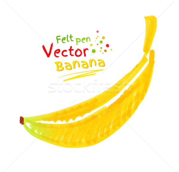 Banana. Stock photo © Sonya_illustrations
