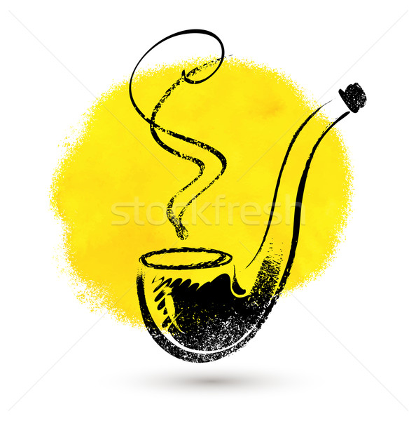 Smoking pipe.  Stock photo © Sonya_illustrations