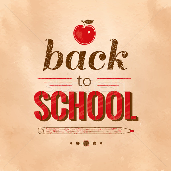 Back to School  Stock photo © Sonya_illustrations