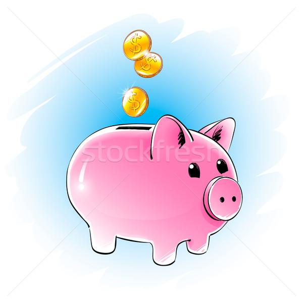 Moneybox.  Stock photo © Sonya_illustrations