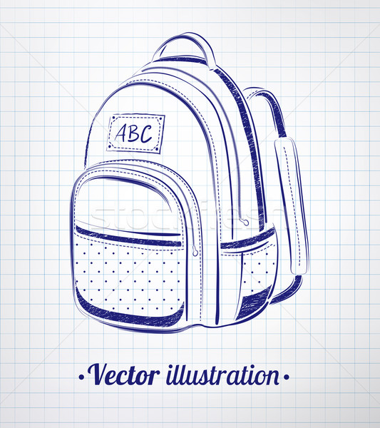 School bag Stock photo © Sonya_illustrations