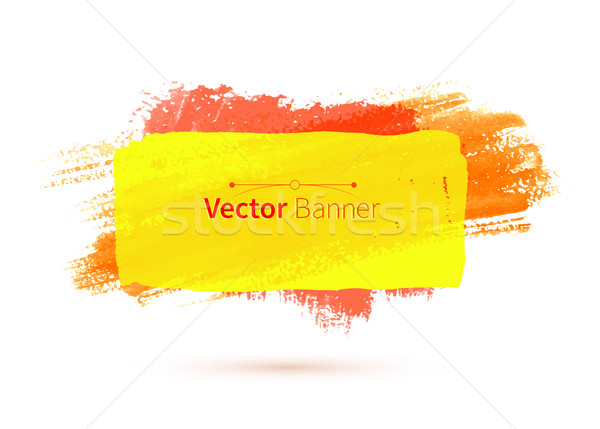 Colorful watercolor banner. Stock photo © Sonya_illustrations