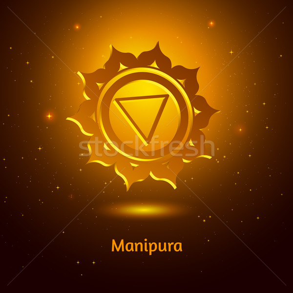Manipura chakra.  Stock photo © Sonya_illustrations