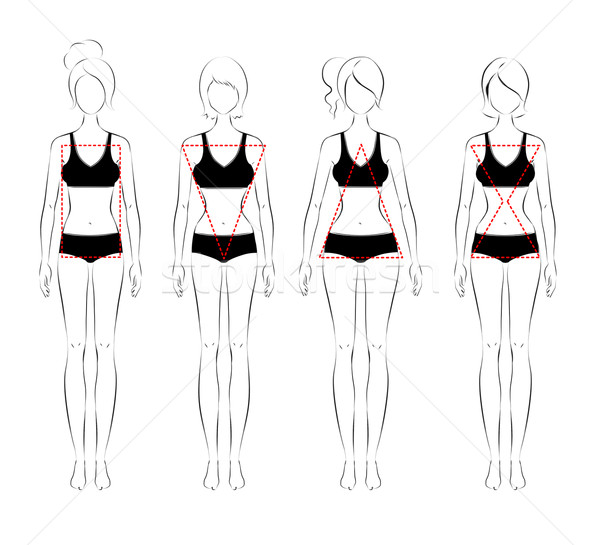 Female body types Stock photo © Sonya_illustrations