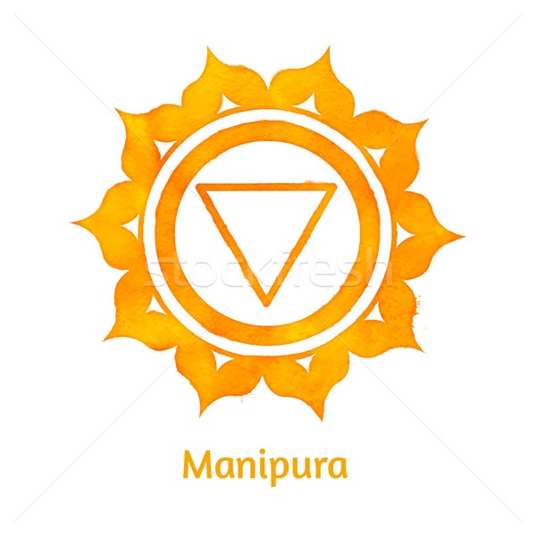 Manipura chakra. Stock photo © Sonya_illustrations