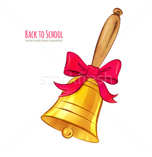 School bell. Stock photo © Sonya_illustrations