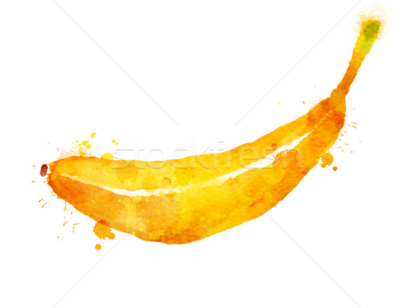 Watercolor banana. Stock photo © Sonya_illustrations