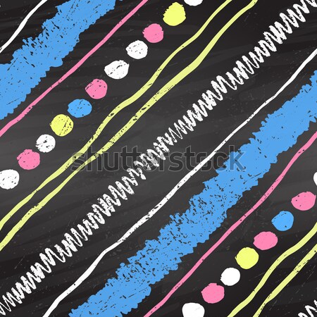 ヴィンテージ 青 対角線 パターン シームレス グランジ ストックフォト © Sonya_illustrations