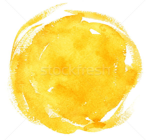 żółty akwarela strony malowany tekstury Zdjęcia stock © Sonya_illustrations