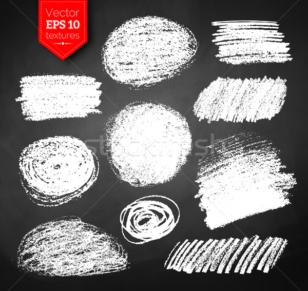 Hand drawn chalked textures Stock photo © Sonya_illustrations