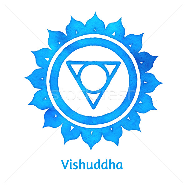 Chakra vector acuarela ilustrare textură vopsea Imagine de stoc © Sonya_illustrations