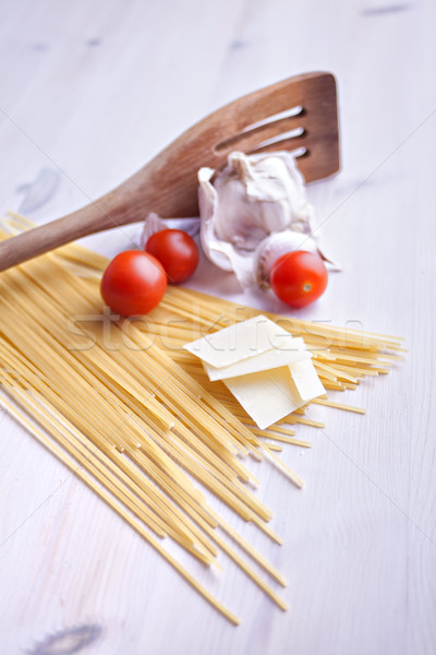 Olasz tészta étel sekély háttér konyha Stock fotó © sophie_mcaulay