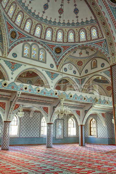 清真寺 室內 射擊 崇拜 模式 伊斯蘭教 商業照片 © sophie_mcaulay