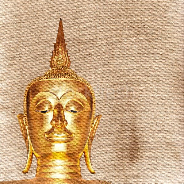 Oro verniciato buddha statua immagine Foto d'archivio © sophie_mcaulay