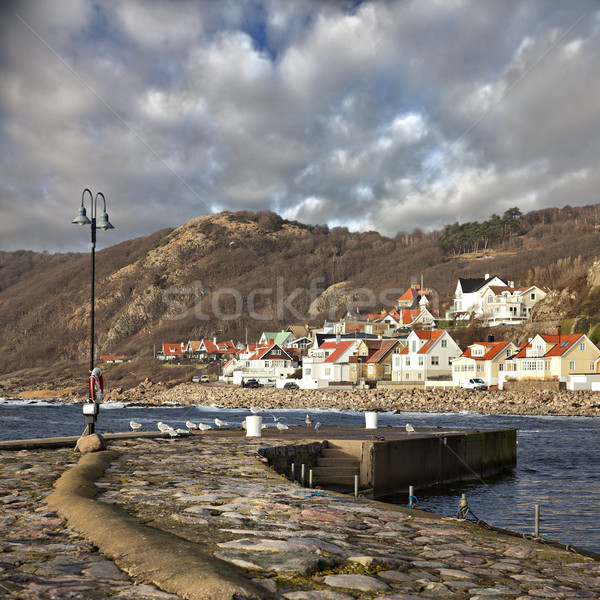 Pesca pueblo Suecia imagen pie Foto stock © sophie_mcaulay