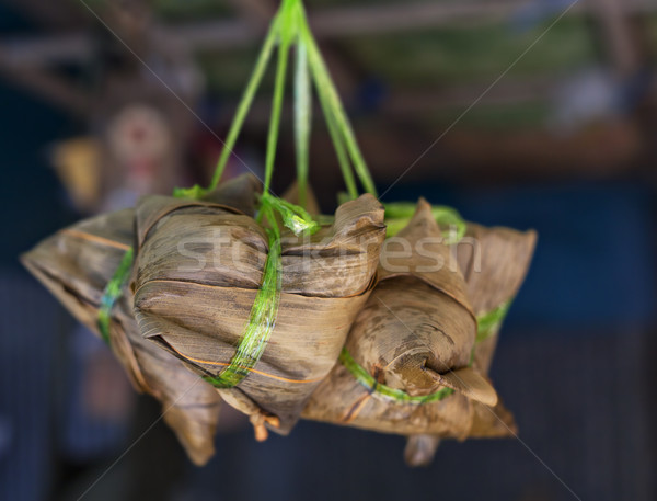 Steamed Food parcels Stock photo © sophie_mcaulay