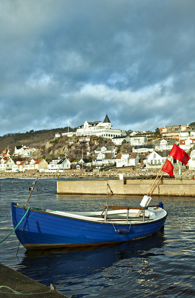 釣魚 村 瑞典 圖像 腳 商業照片 © sophie_mcaulay