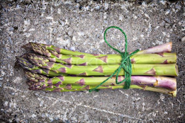 Asparagi immagine fresche alimentare natura impianto Foto d'archivio © sophie_mcaulay