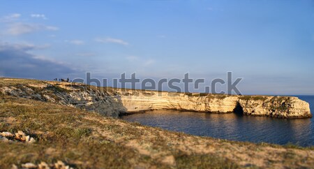 Ucraina immagine rupe costa acqua Foto d'archivio © sophie_mcaulay