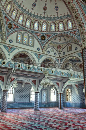 Wewnątrz meczet Turcja obraz budynku architektury Zdjęcia stock © sophie_mcaulay