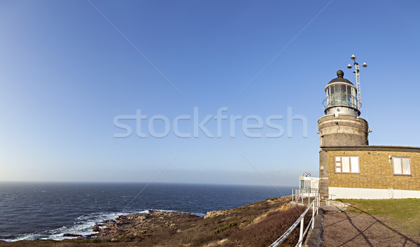 Stok fotoğraf: Deniz · feneri · gün · güney · İsveç · sahil · plaj