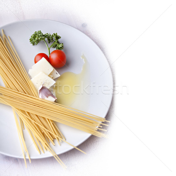 Italiano pasta comida imagen fondo cocina Foto stock © sophie_mcaulay