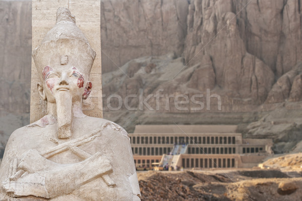 Tempio Egitto immagine antica luxor viaggio Foto d'archivio © sophie_mcaulay