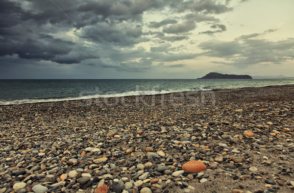 Krajobraz obraz wygaśnięcia plaży wody Zdjęcia stock © sophie_mcaulay