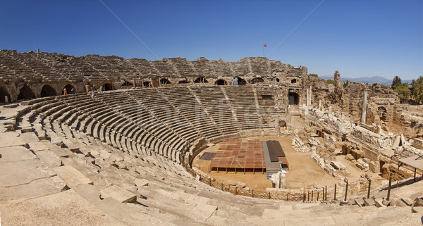 Stock photo: Amphitheatre in Side Turkey