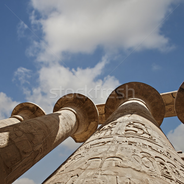 świątyni luxor Egipt starożytnych podróży kamień Zdjęcia stock © sophie_mcaulay