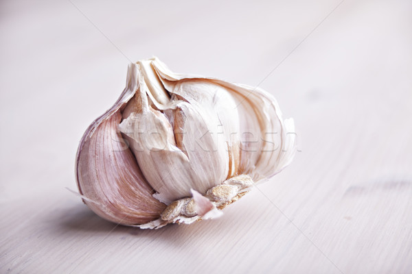 Czosnku żarówki obraz świeże żywności Zdjęcia stock © sophie_mcaulay