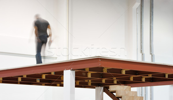 The builder checks the mezzanine floor Stock photo © SophieJames