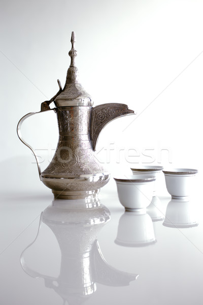 A dallah is a metal pot designed for making Arabic coffee Stock photo © SophieJames