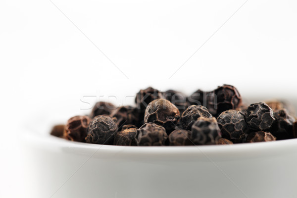 A macro image of black peppercorns Stock photo © SophieJames